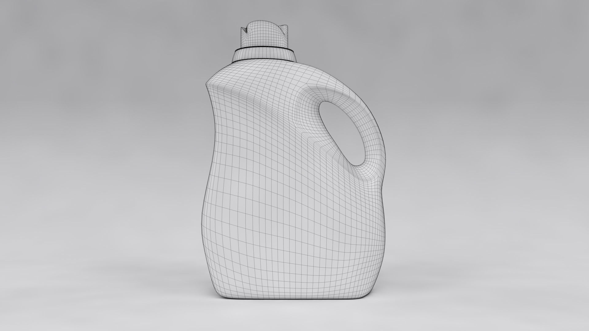 Downy Detergent Bottle 3D model_2