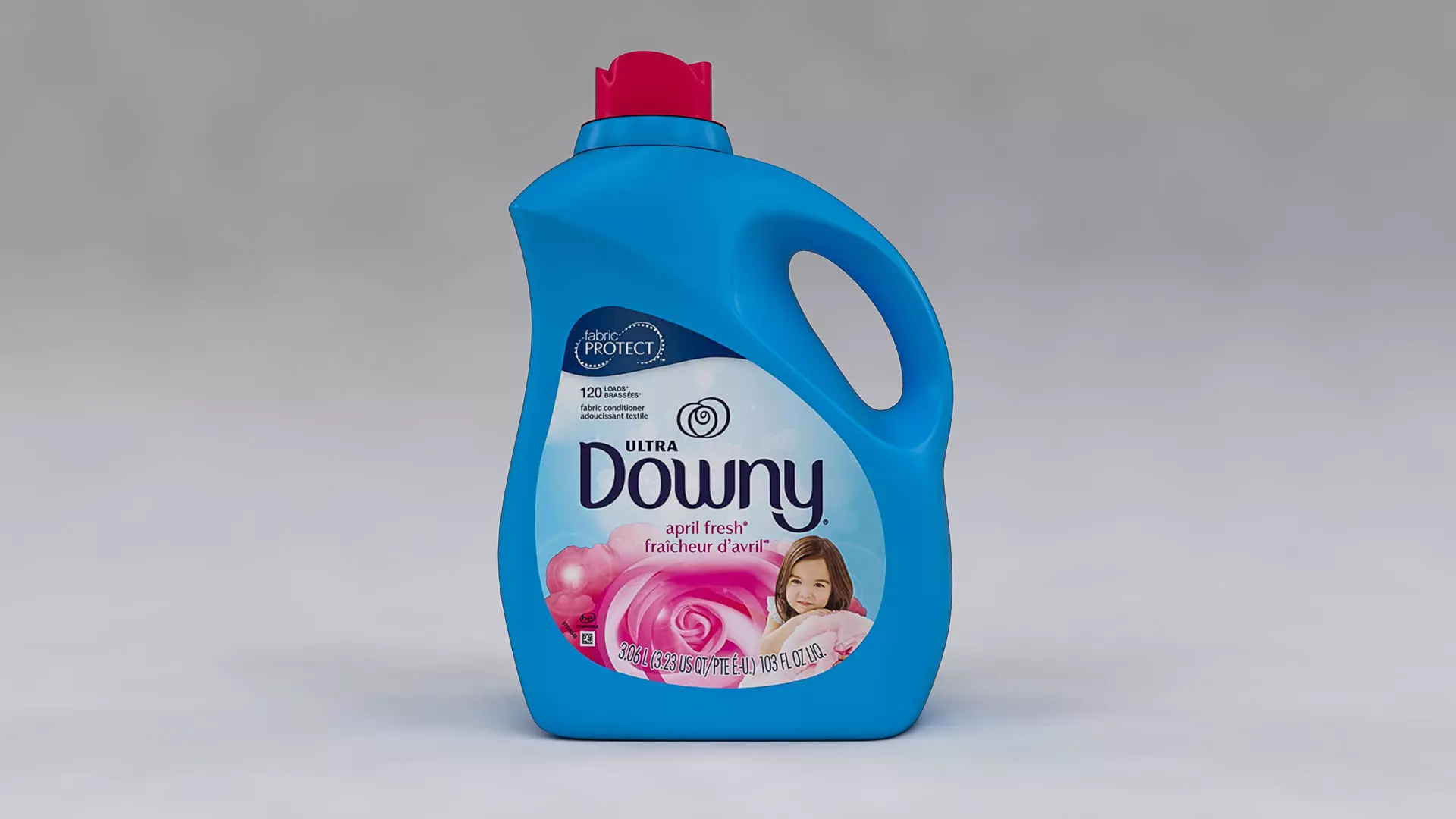 Downy Detergent Bottle 3D model_0
