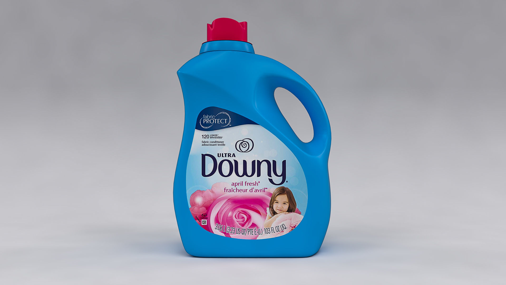 Downy Detergent Bottle 3D model CGTrader