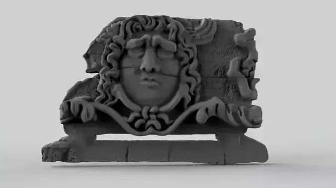 The Statue of Medusa in Apollo Temple Didyma