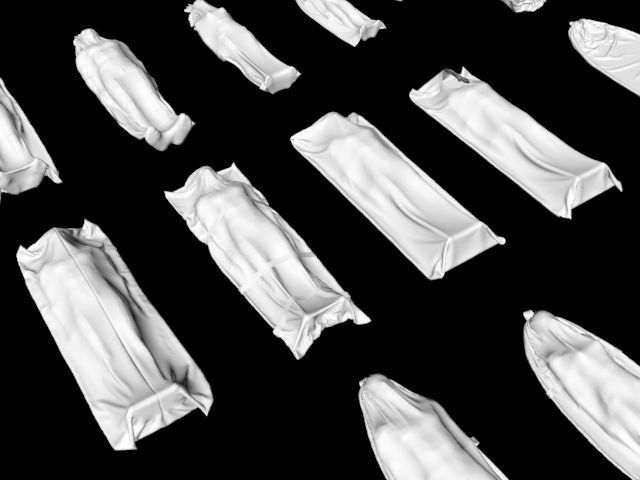 body bag collection 3D model_9
