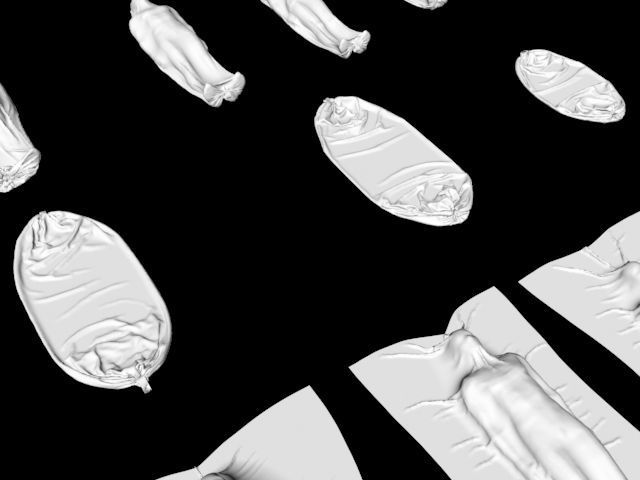 body bag collection 3D model_8