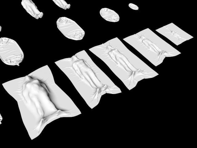 body bag collection 3D model_12