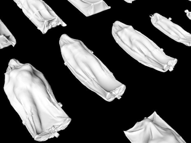 body bag collection 3D model_10