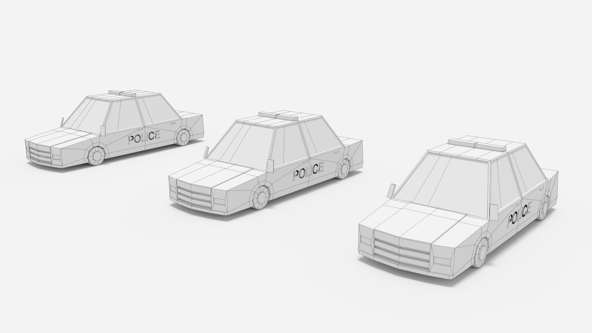 3D Low Poly 30 Vehicles Low-poly 3D model_5