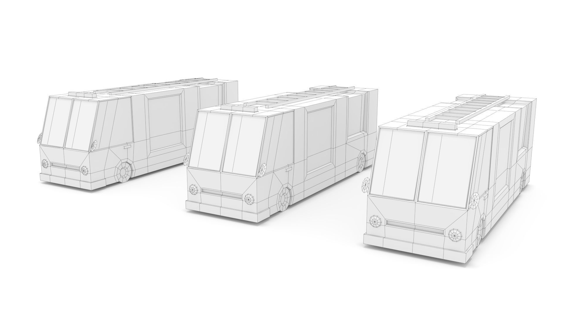 3D Low Poly 30 Vehicles Low-poly 3D model_15