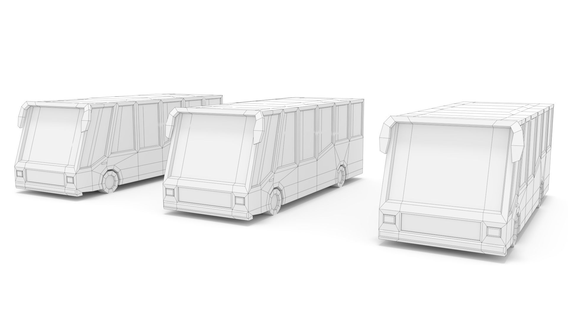 3D Low Poly 30 Vehicles Low-poly 3D model_19