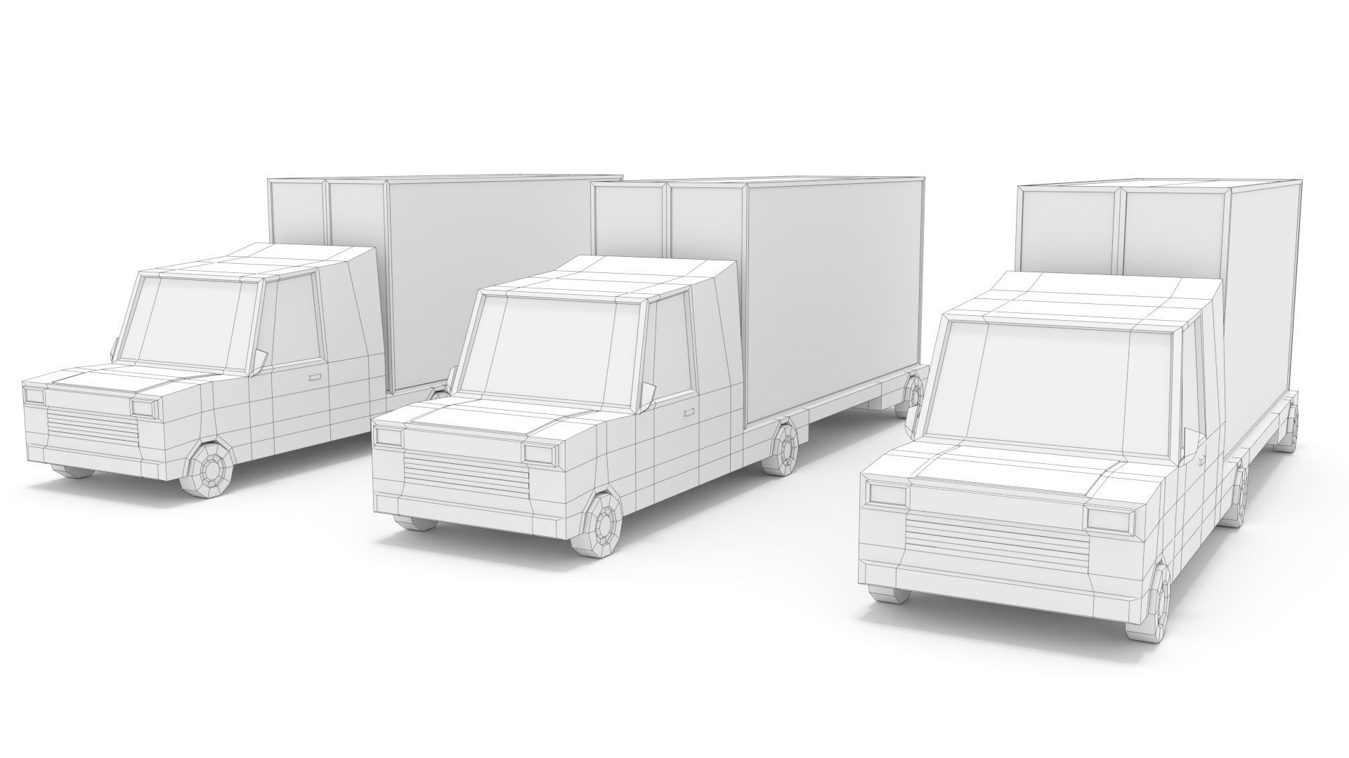3D Low Poly 30 Vehicles Low-poly 3D model_21