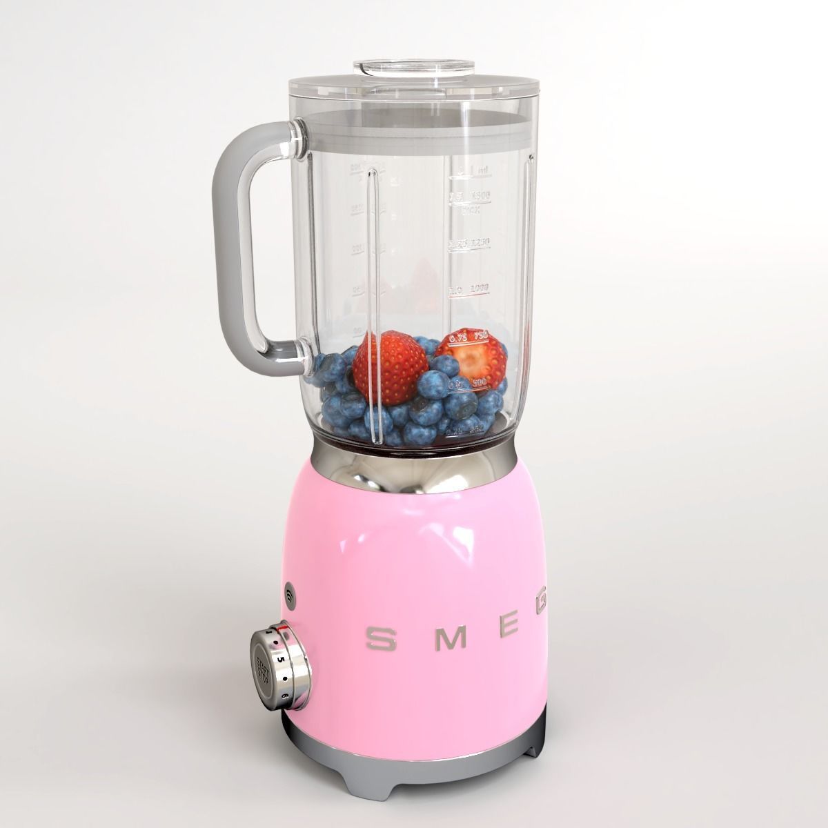 Smeg Blender Retro style Blender Cycles 3D model_1