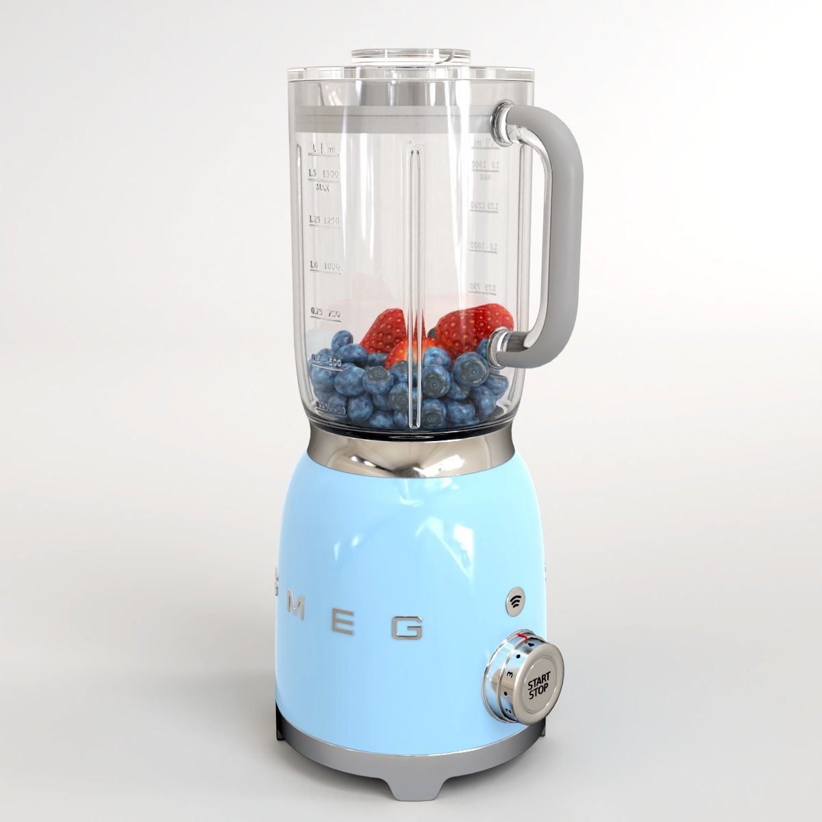 Smeg Blender Retro style Blender Cycles 3D model_2