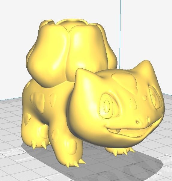 3D Printed Pokemon Bulbasaur Flower Planter 3D print model_7