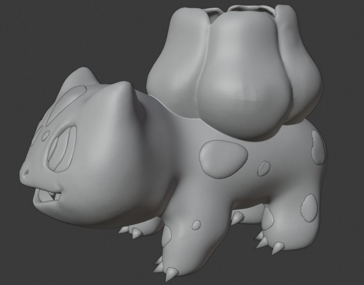 3D Printed Pokemon Bulbasaur Flower Planter 3D print model_3
