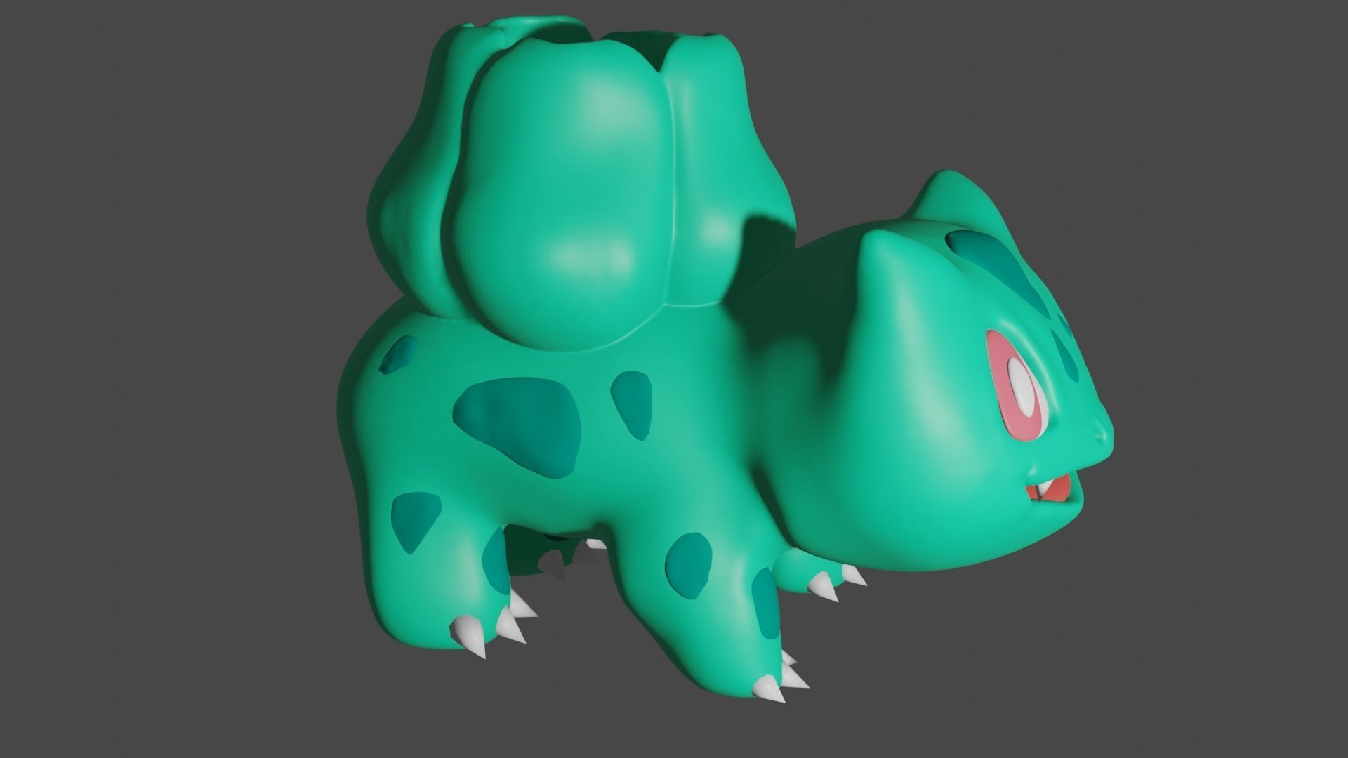3D Printed Pokemon Bulbasaur Flower Planter 3D print model_1