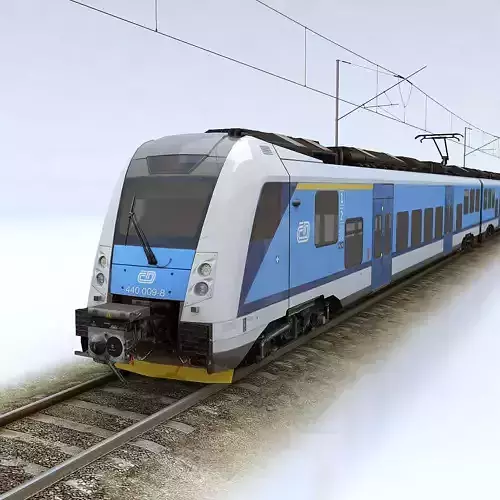 Regio Panter train Low-poly 3D model