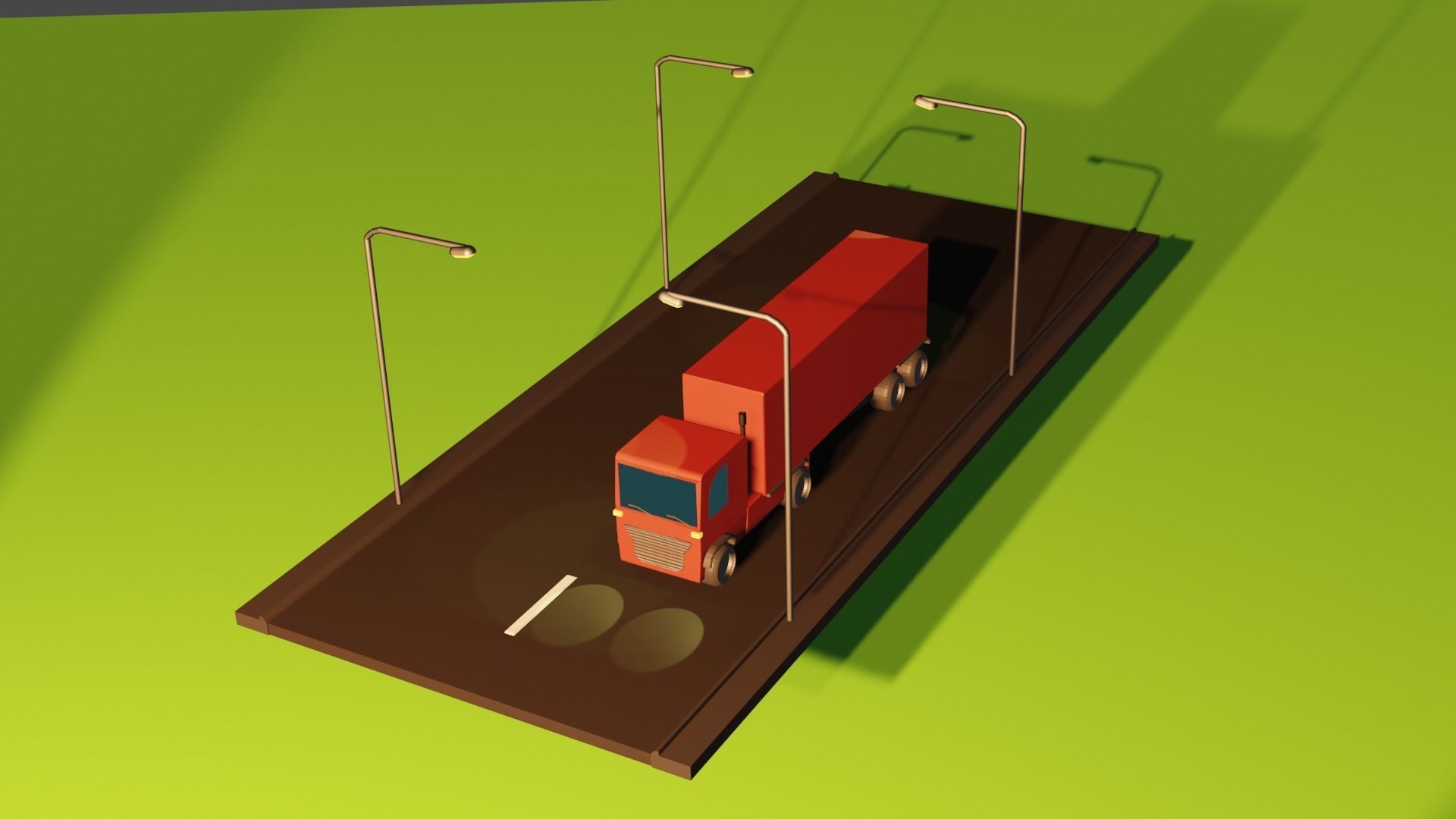 Truck 3D model_0