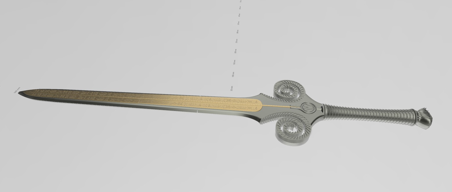 Queen Hippolyta Sword Amazon warrior cosplay 3D print model_1