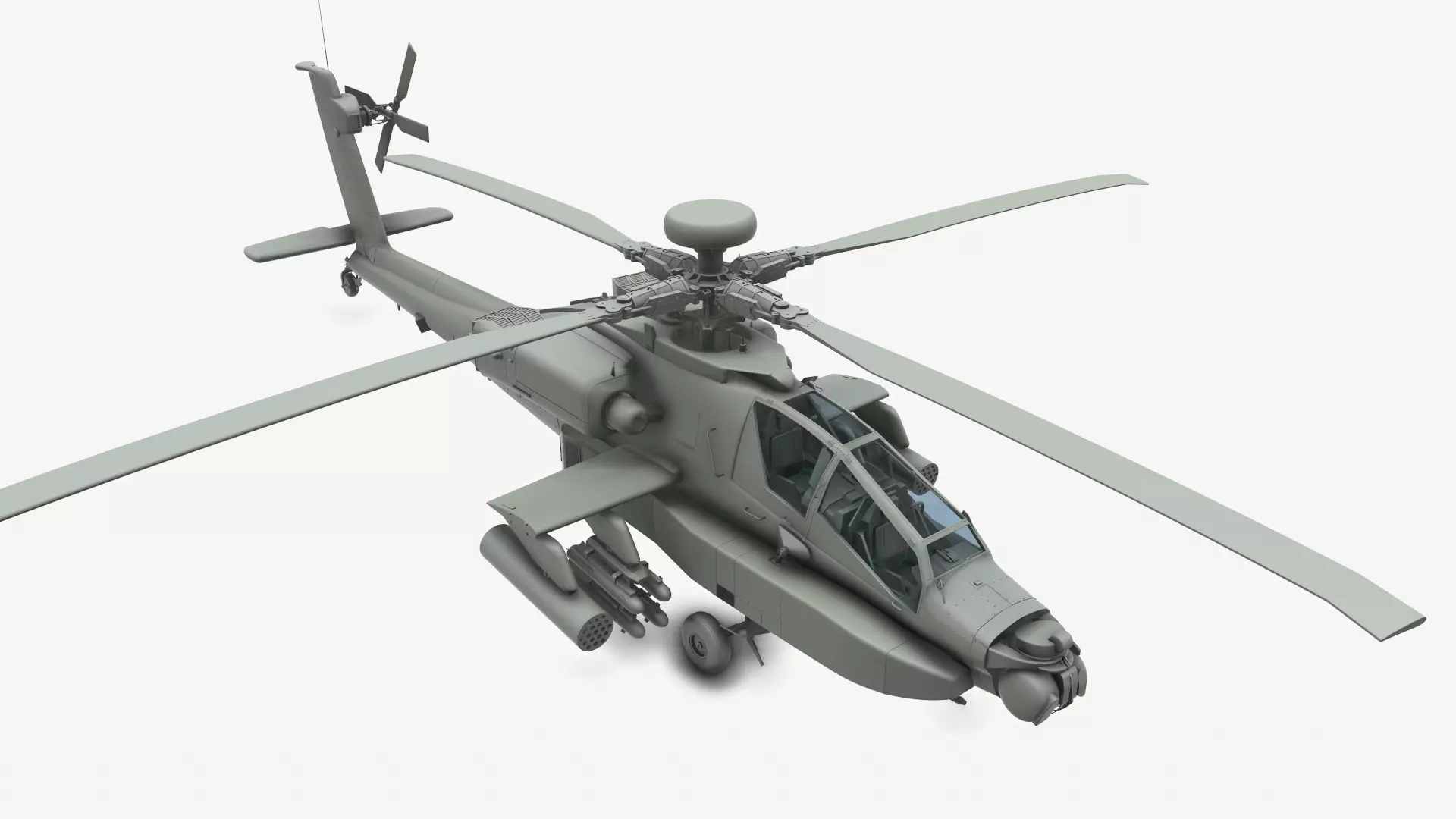 AH-64D Apache Longbow 3D model
