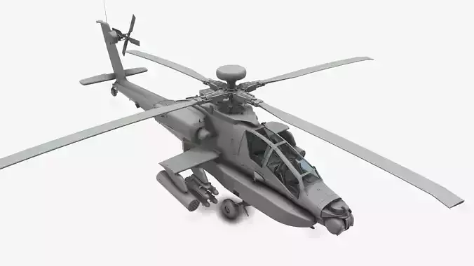 AH-64D Apache Longbow  3D model