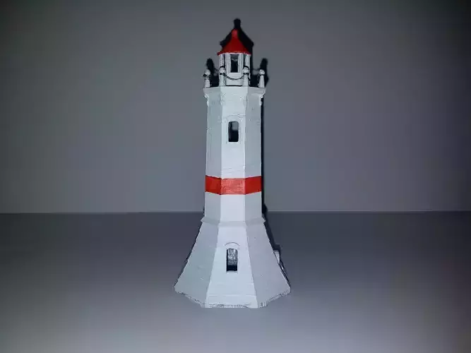 Odes of the Tides Past Lighthouse Model
