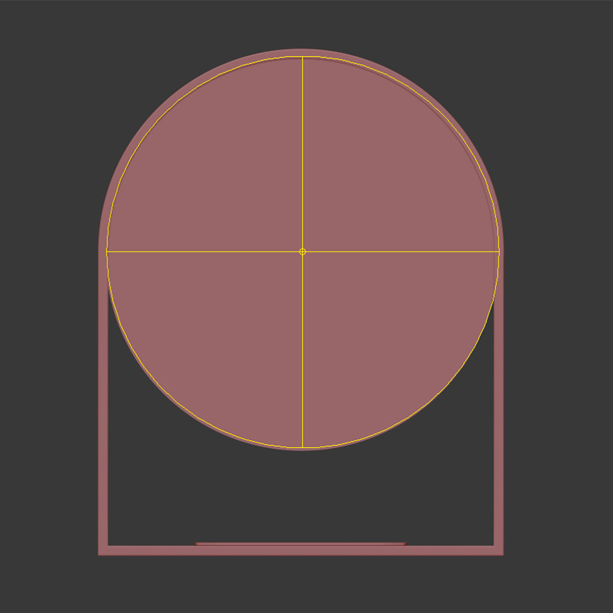 Three Modern Mirrors 3D model_12