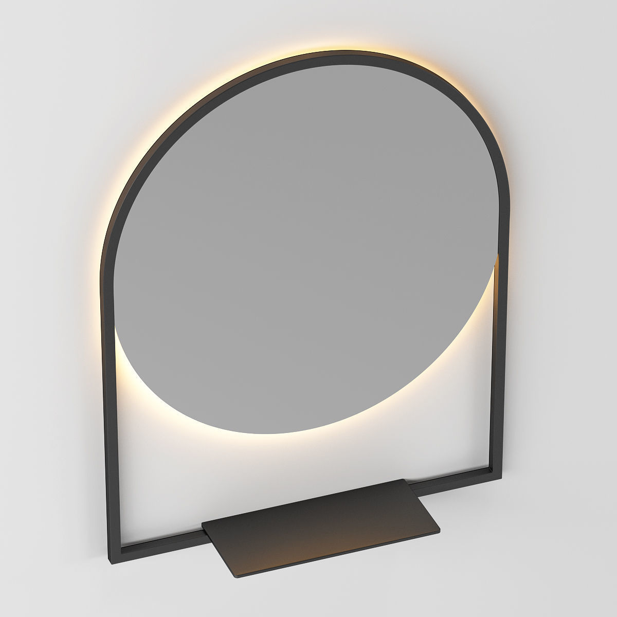 Three Modern Mirrors 3D model_4