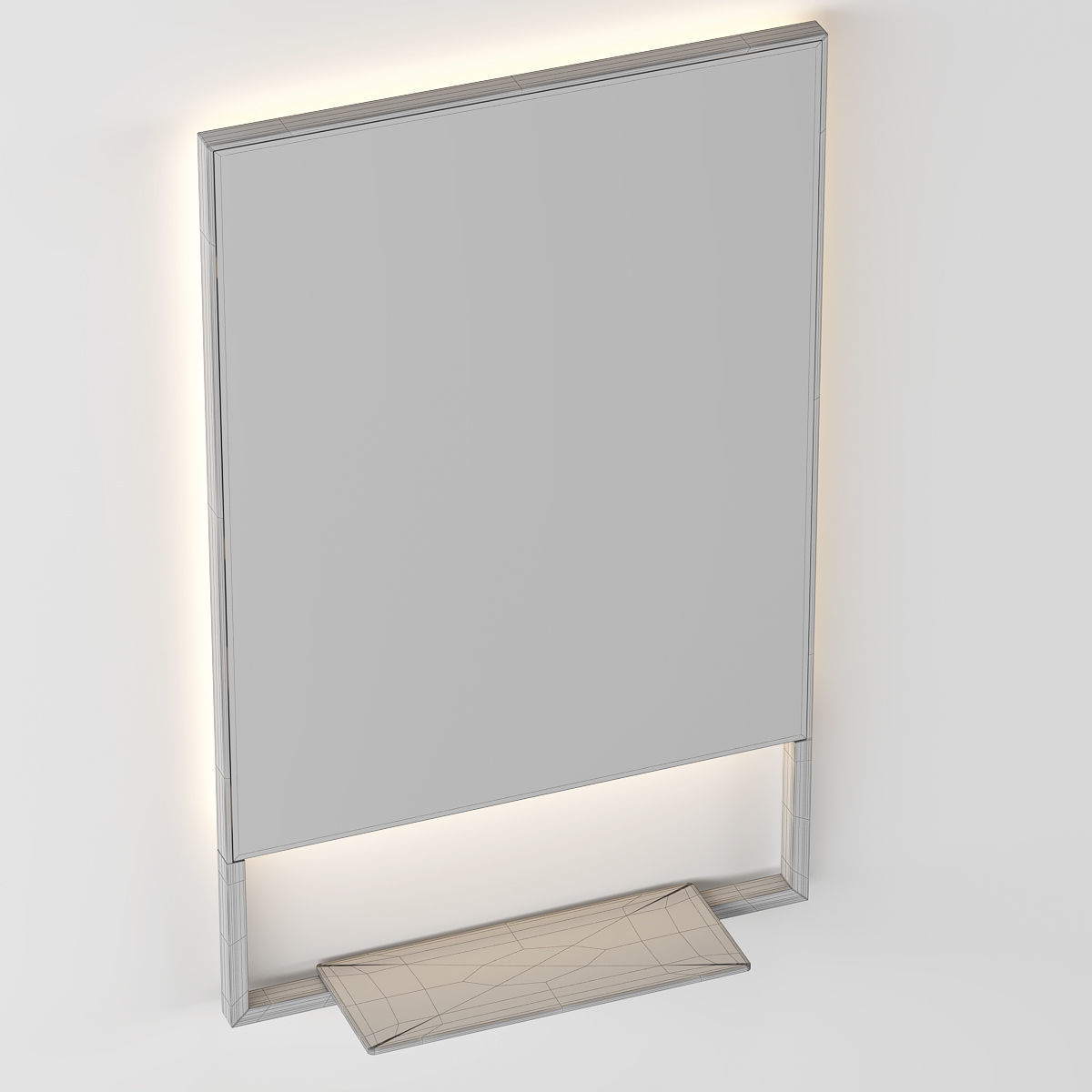 Three Modern Mirrors 3D model_10