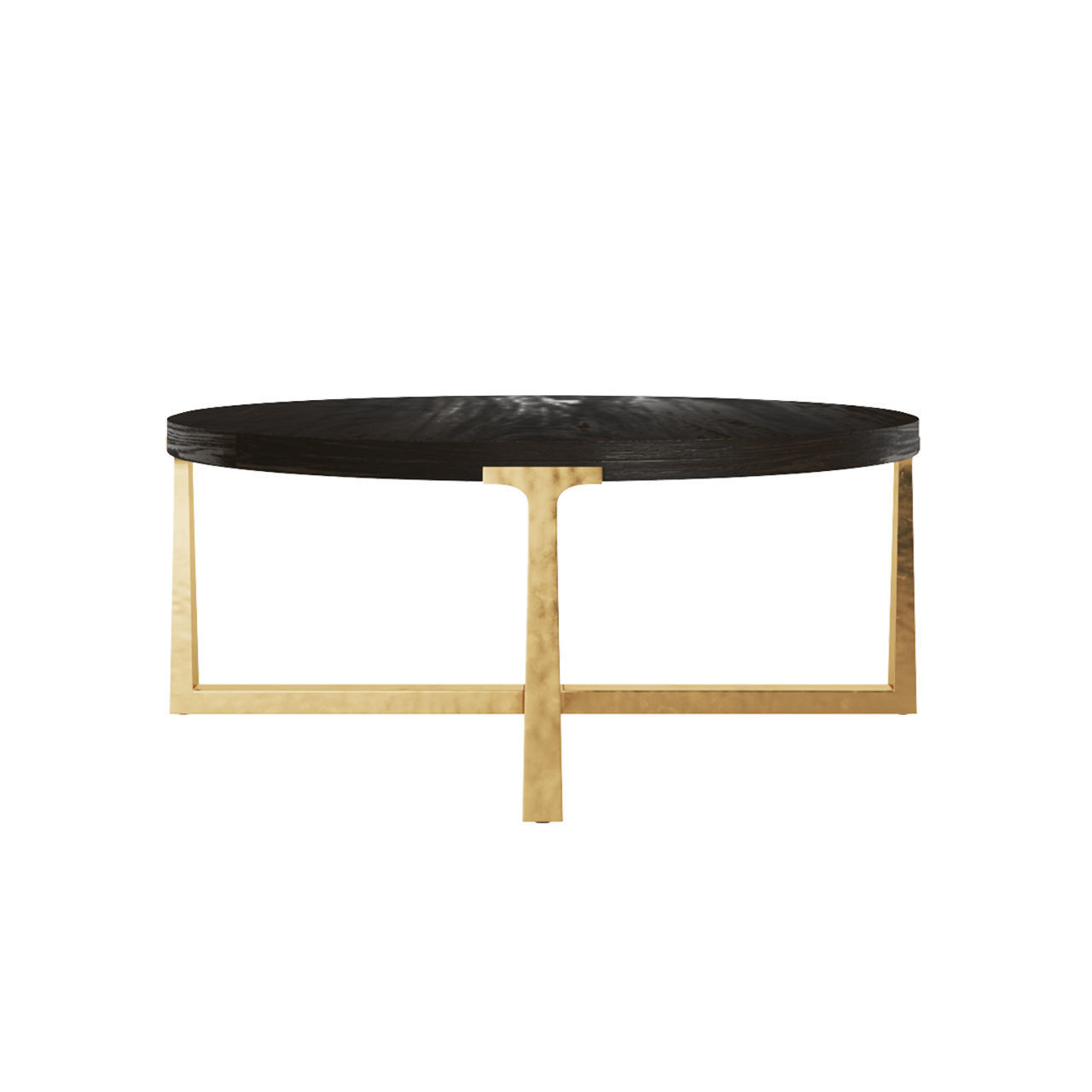 T-BRACE ROUND COFFEE TABLE 3D model_1