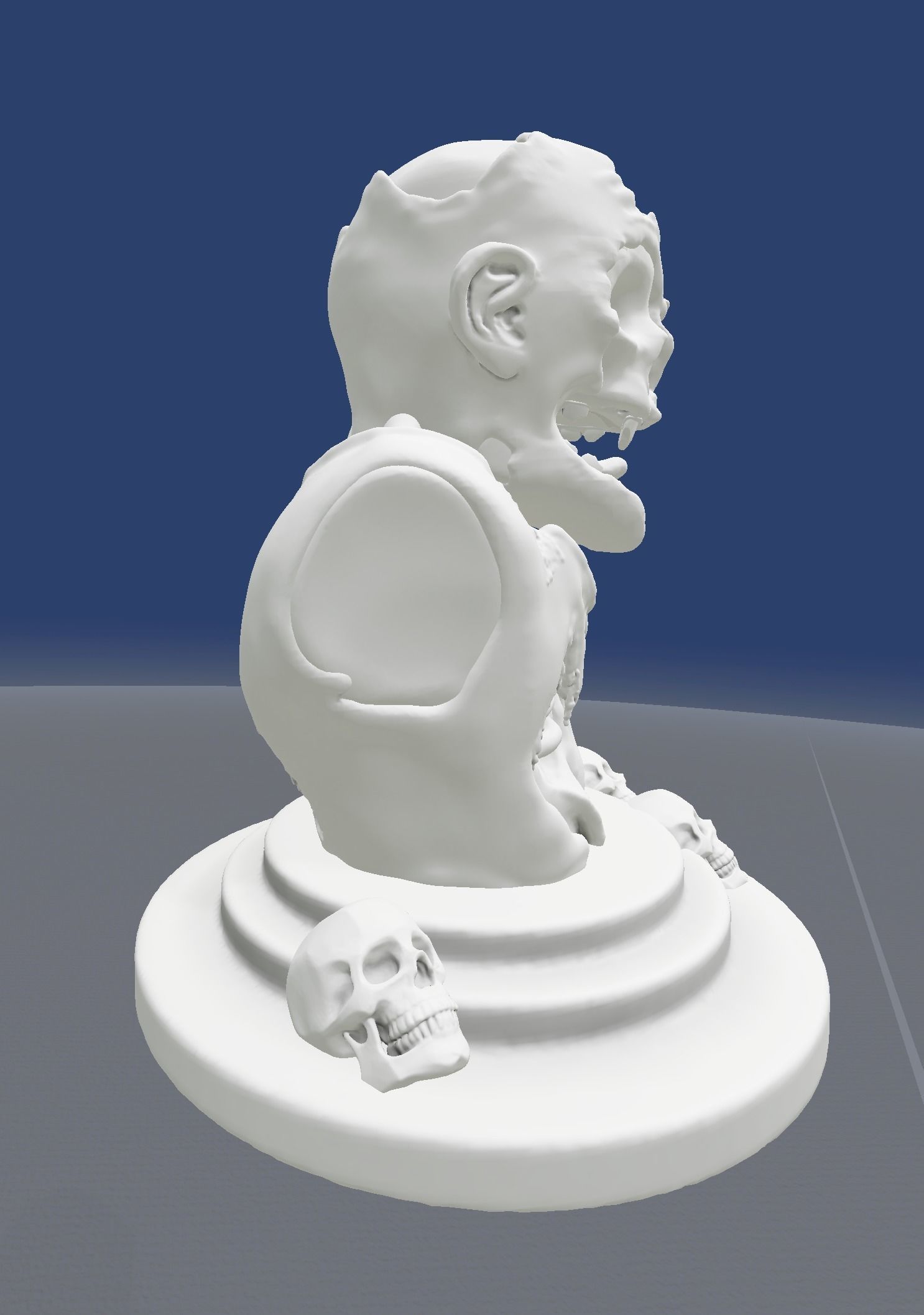 Zombie Figure 3D print model_1