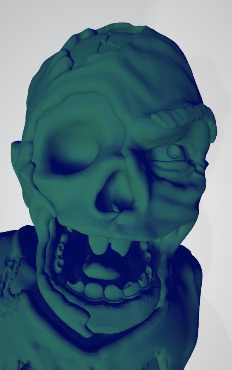 Zombie Figure 3D print model_7