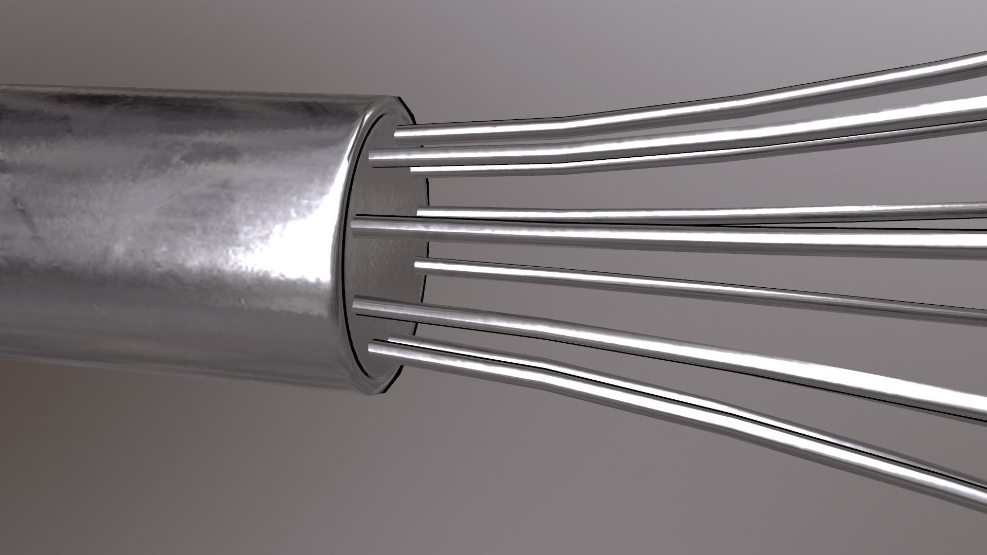 Whisk Low-poly 3D model_15