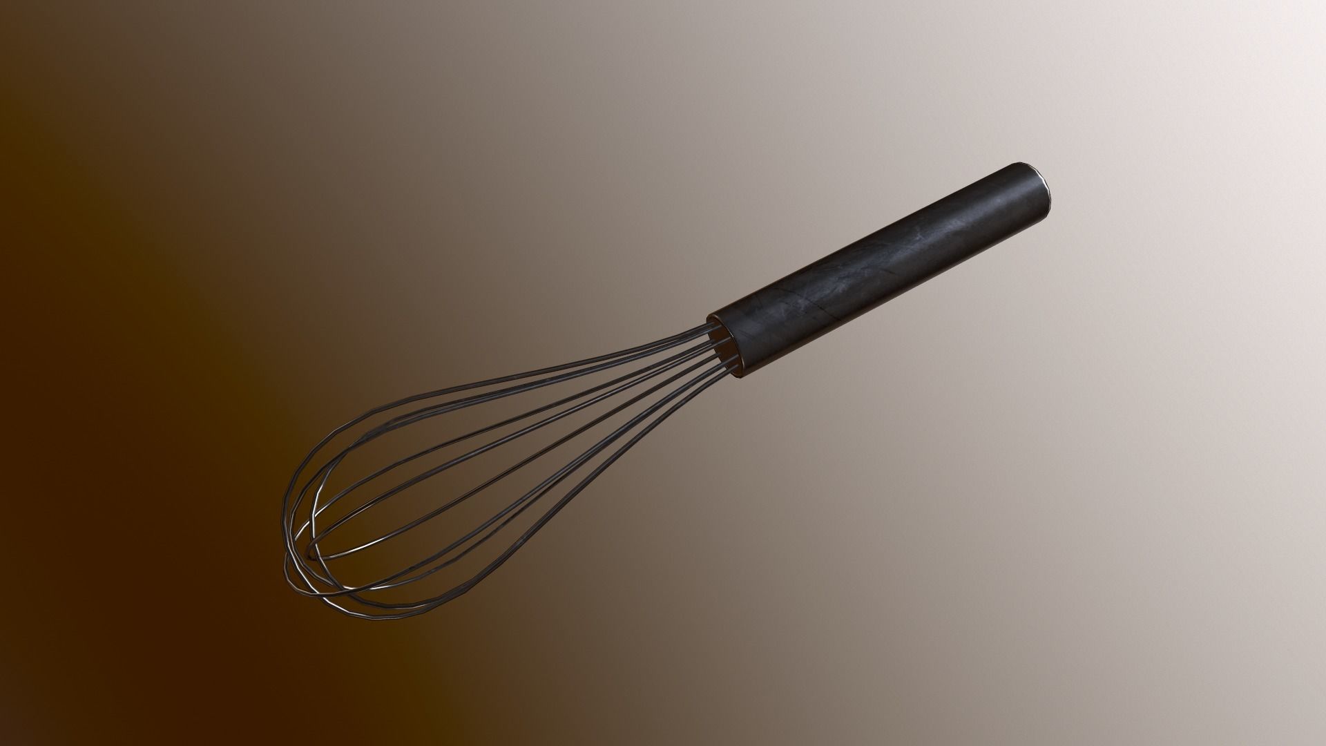 Whisk Low-poly 3D model_13
