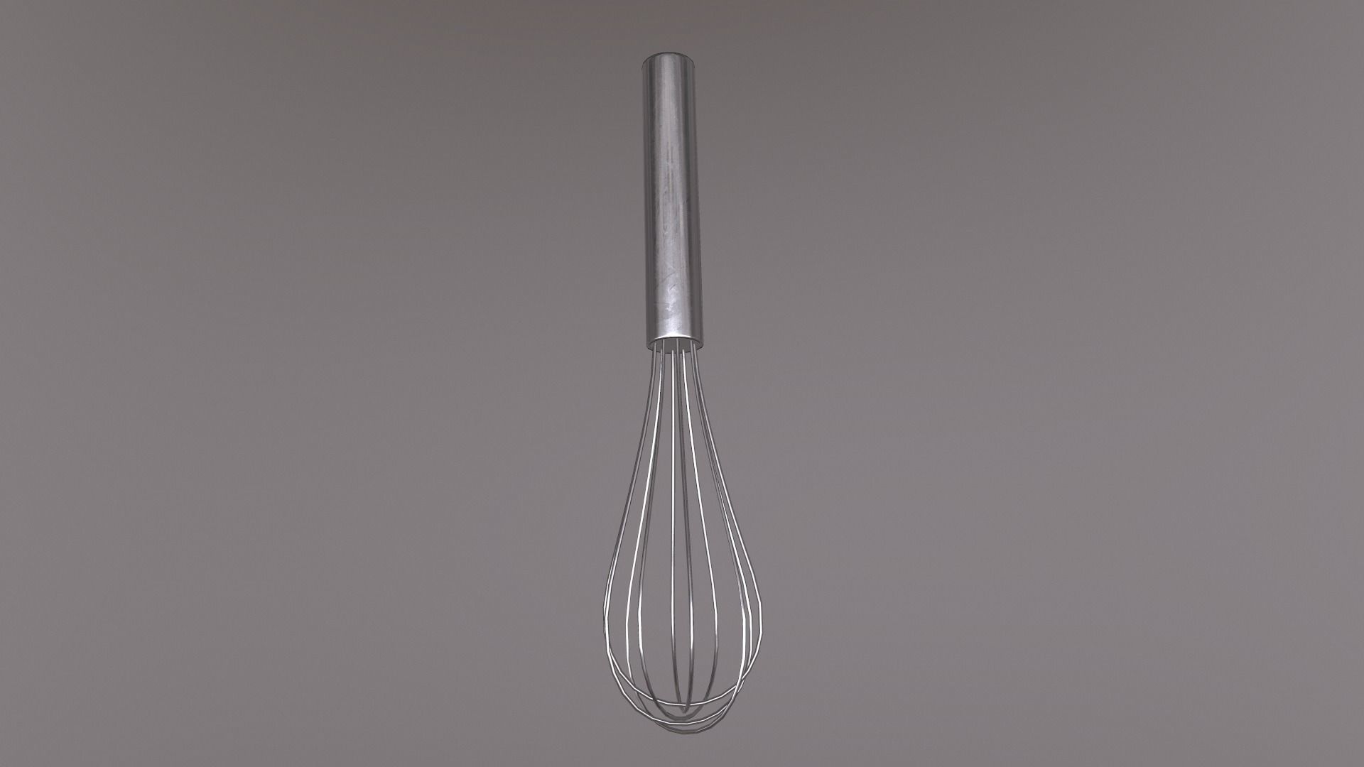 Whisk Low-poly 3D model_6