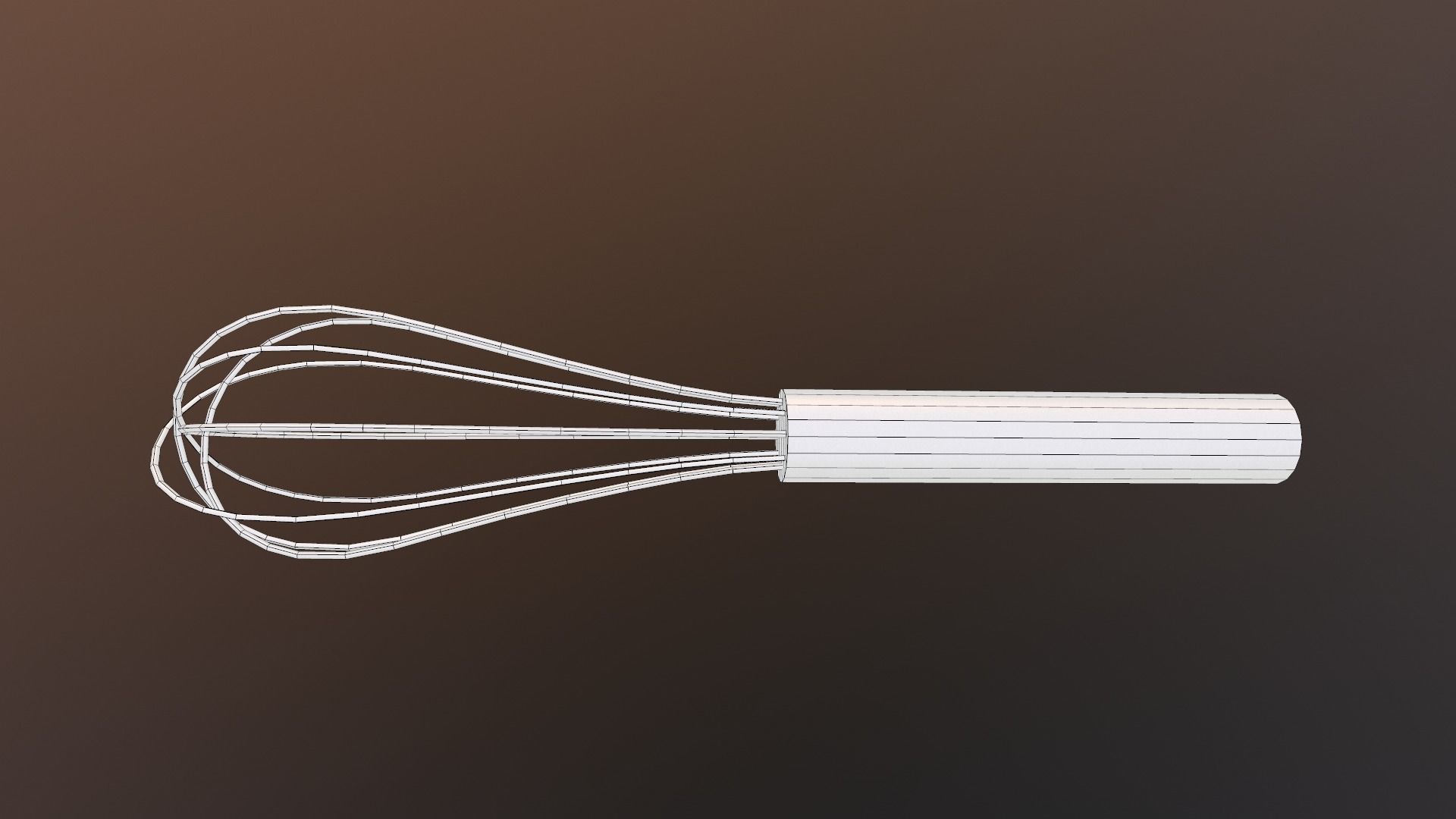 Whisk Low-poly 3D model_20