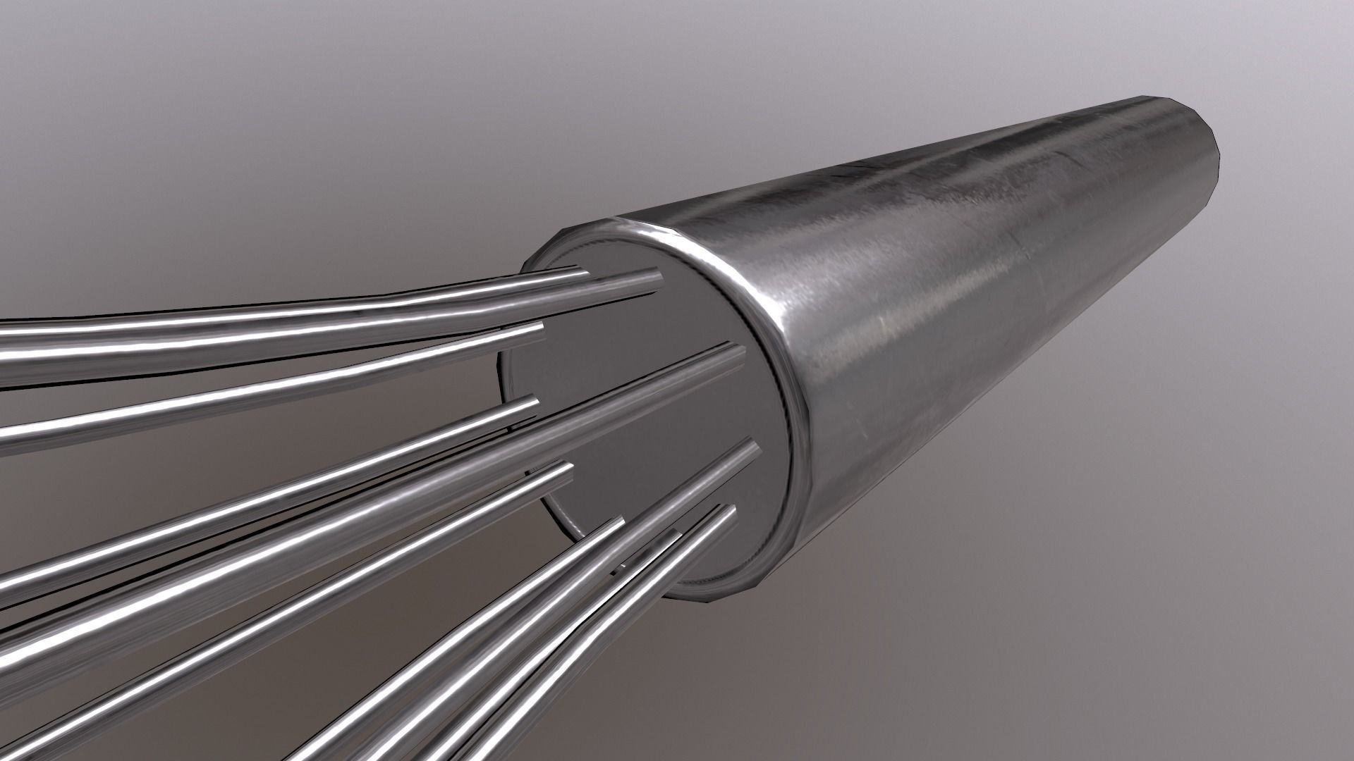 Whisk Low-poly 3D model_4