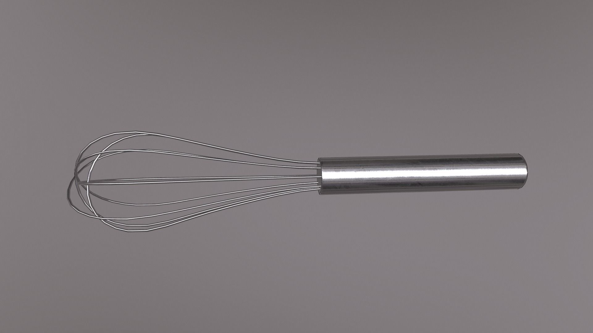 Whisk Low-poly 3D model_19