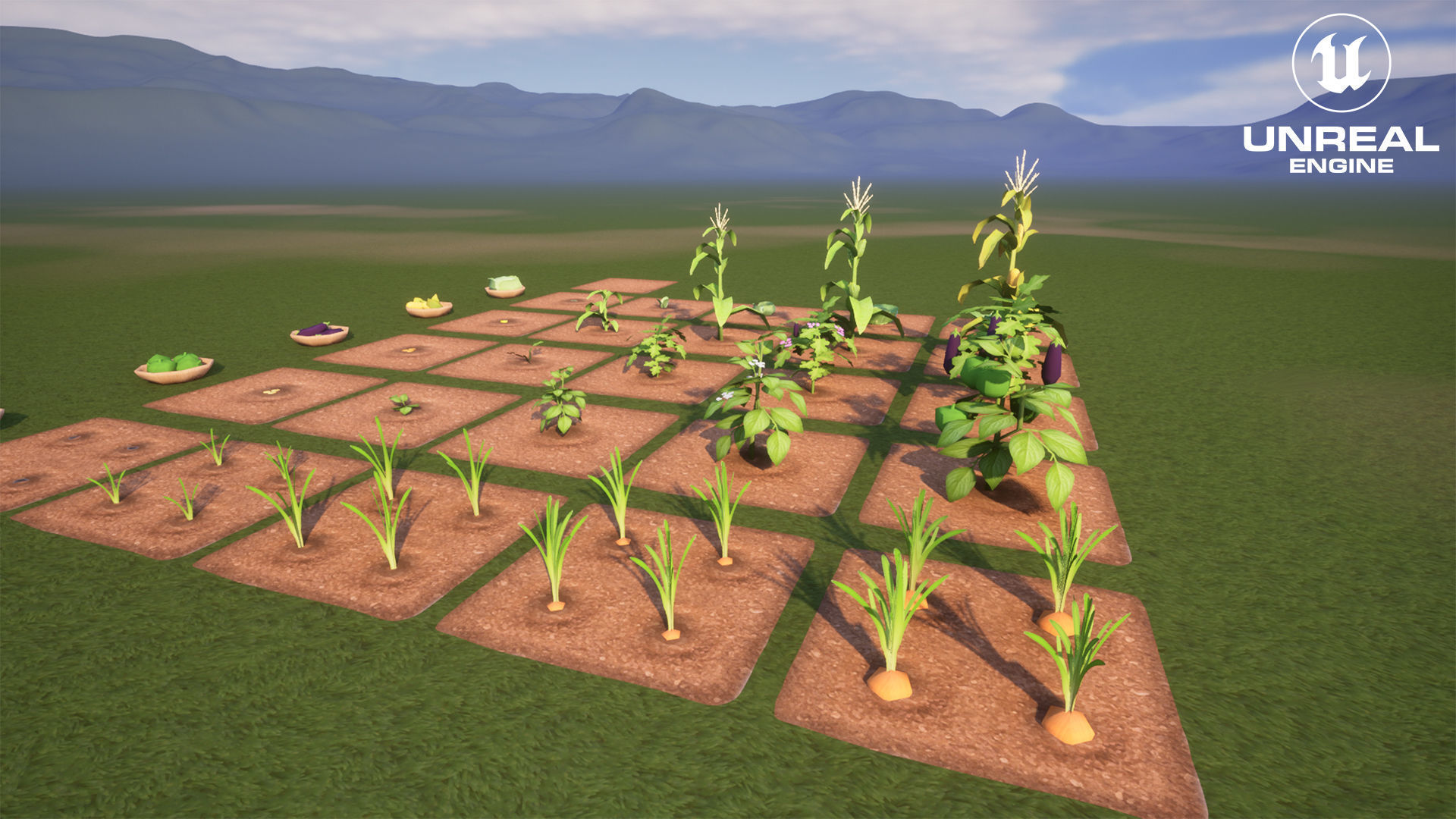 Vegetable Farm G42 Low-poly 3D model_7