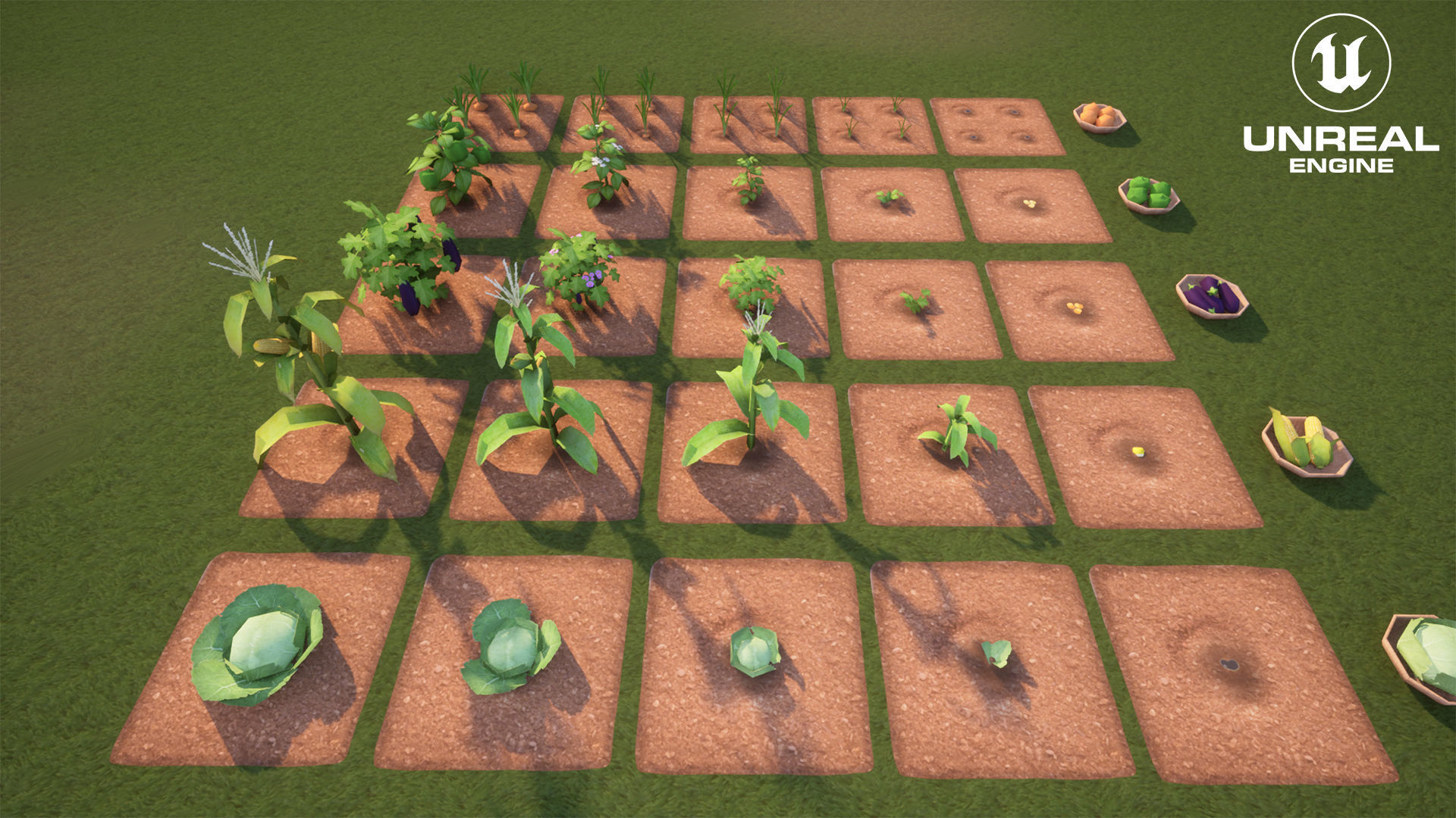 Vegetable Farm G42 Low-poly 3D model_6