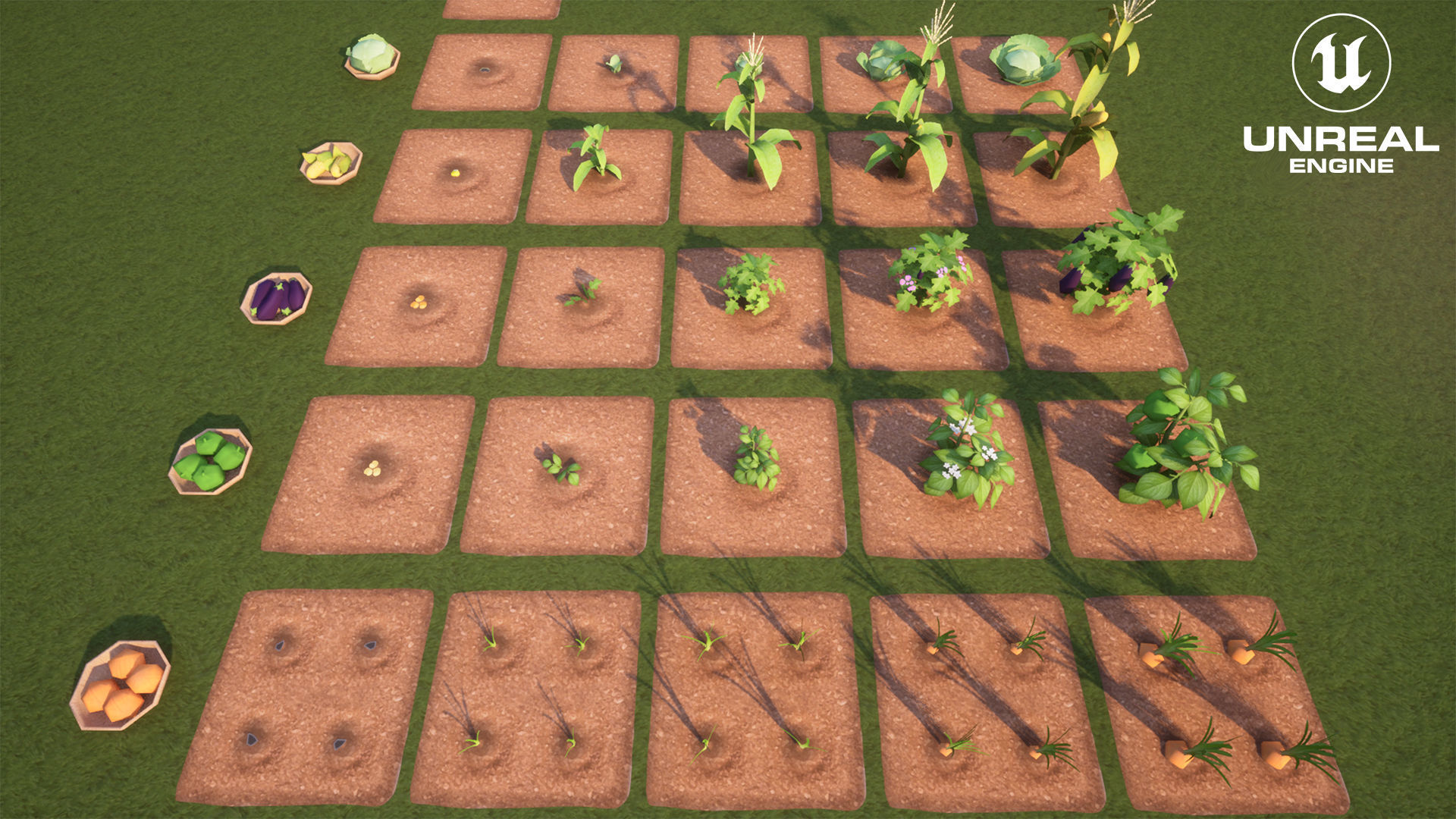 Vegetable Farm G42 Low-poly 3D model_2