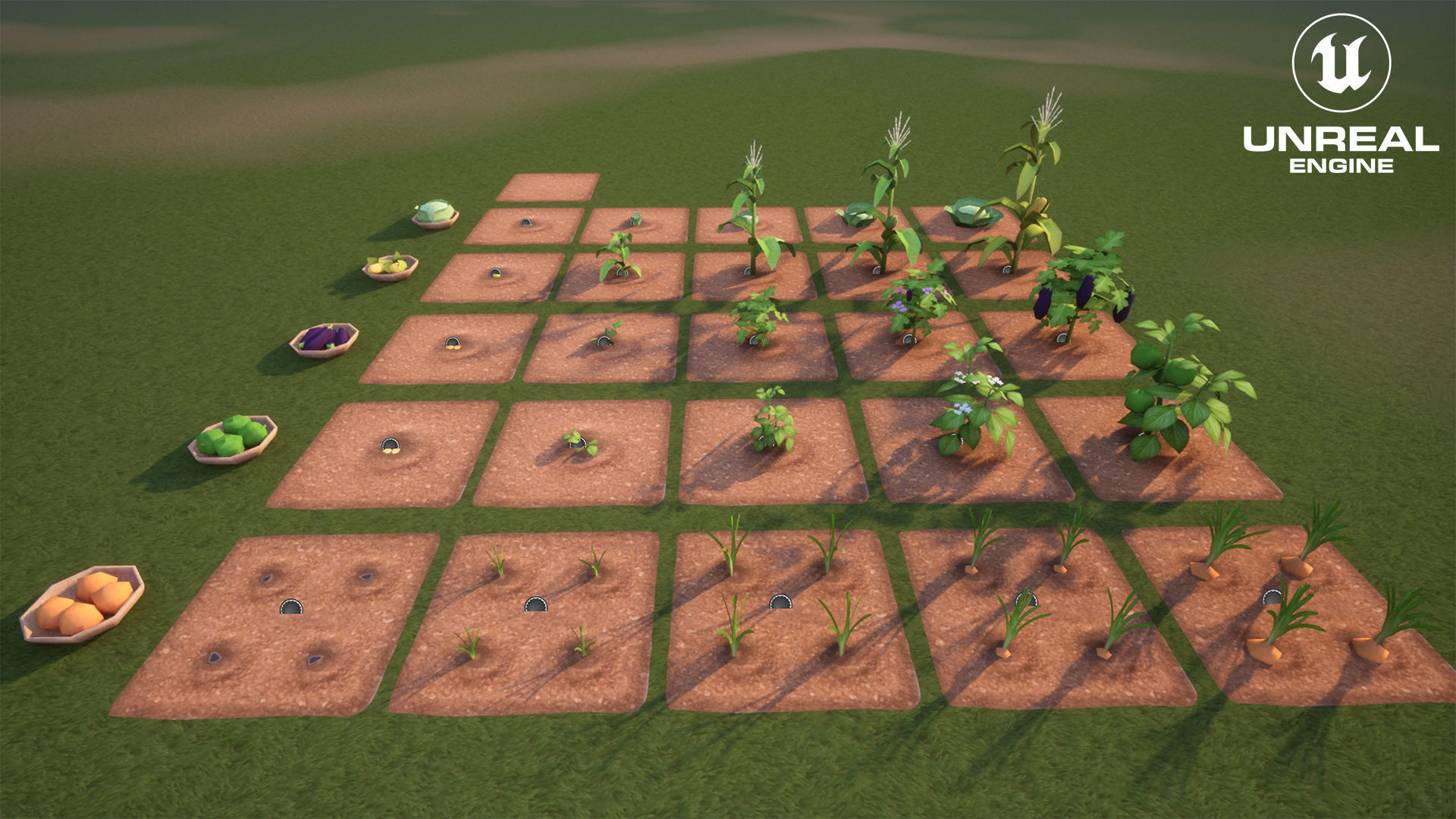 Vegetable Farm G42 Low-poly 3D model_4