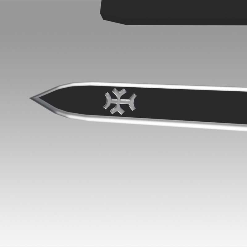 SAO Kirito Elucidator Replica Sword 3D model_10