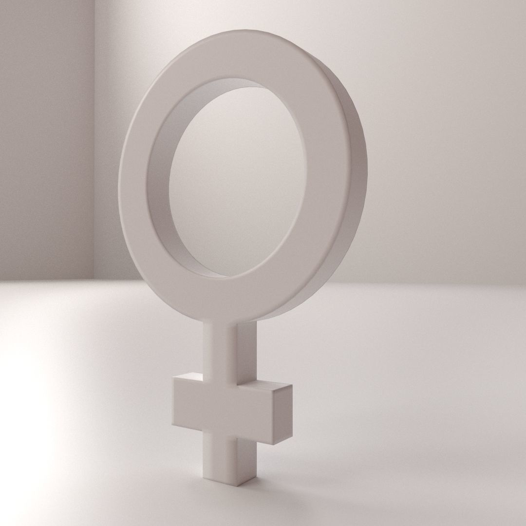 Female Symbol 3D model_3