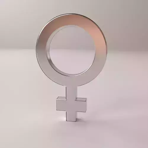 Female Symbol 3D model