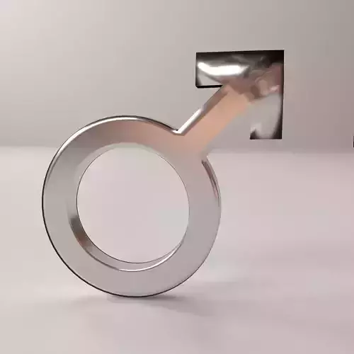 Male Symbol 3D model
