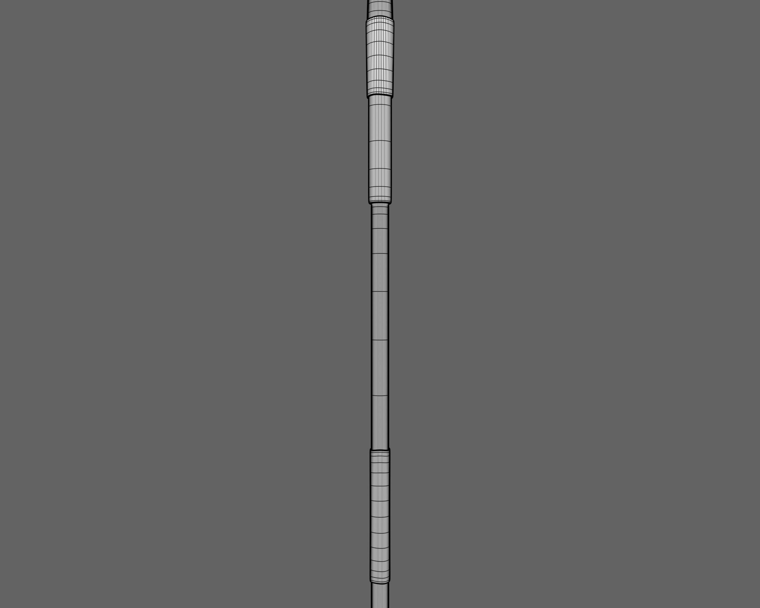 Ancient Roman Trident Low-poly 3D model_13