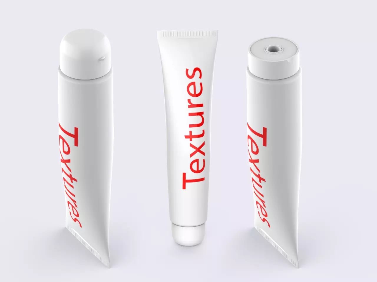 Toothpaste tube of cream 3D model_0