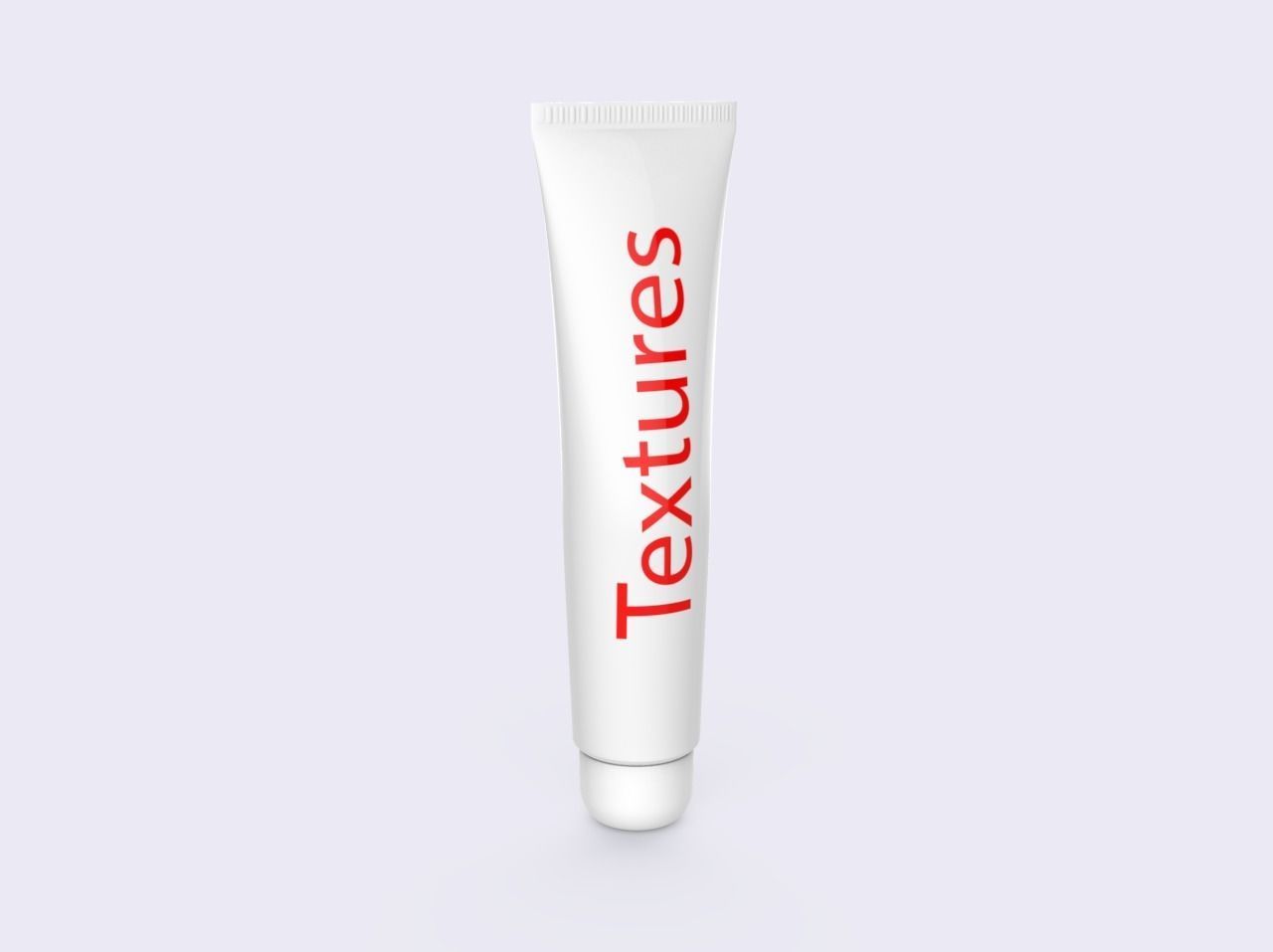 Toothpaste tube of cream 3D model_2