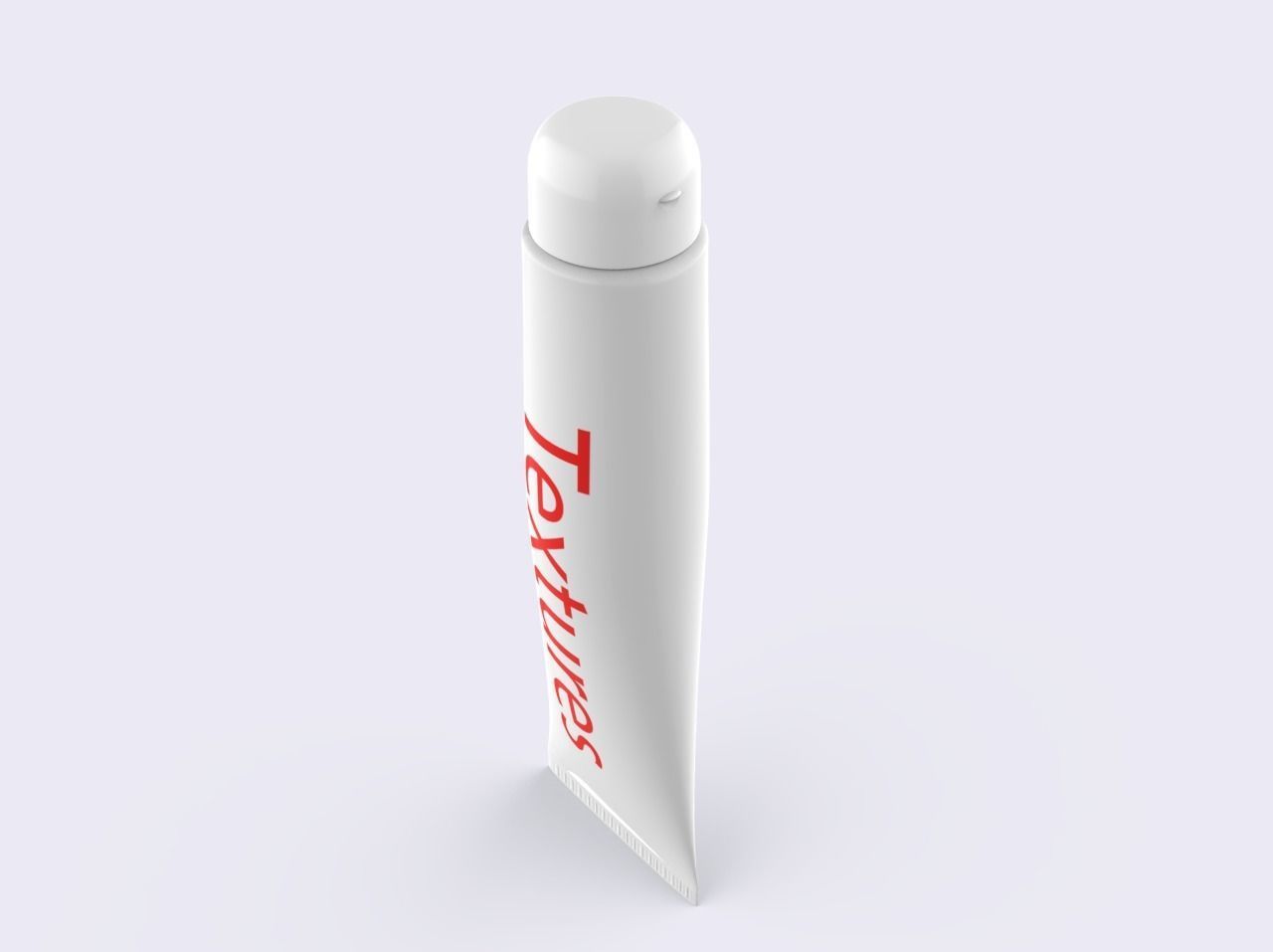 Toothpaste tube of cream 3D model_5