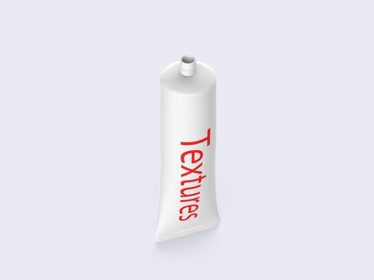 Toothpaste tube of cream 3D model_1