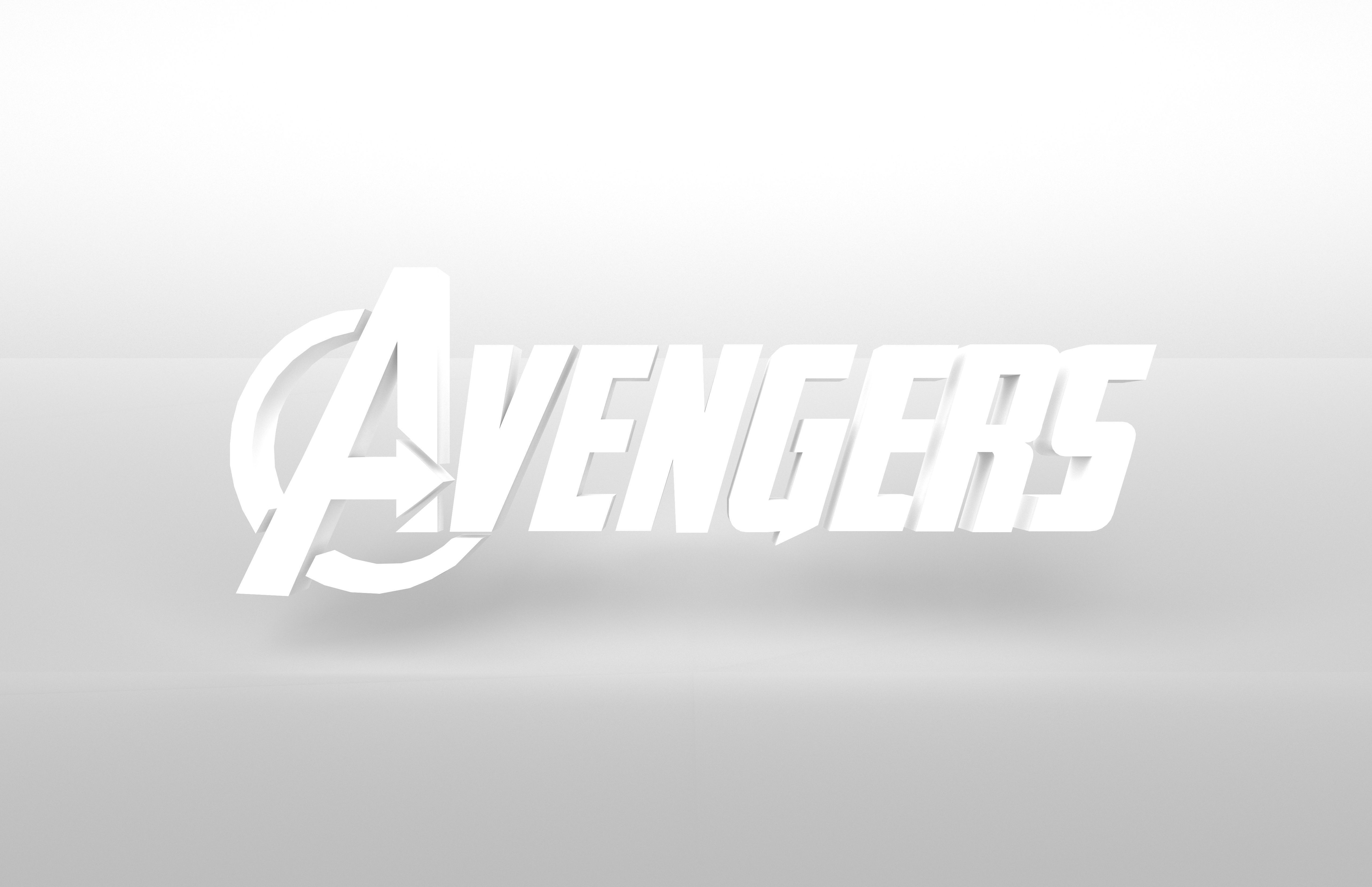Avengers Logo v1 002 Free low-poly 3D model_2