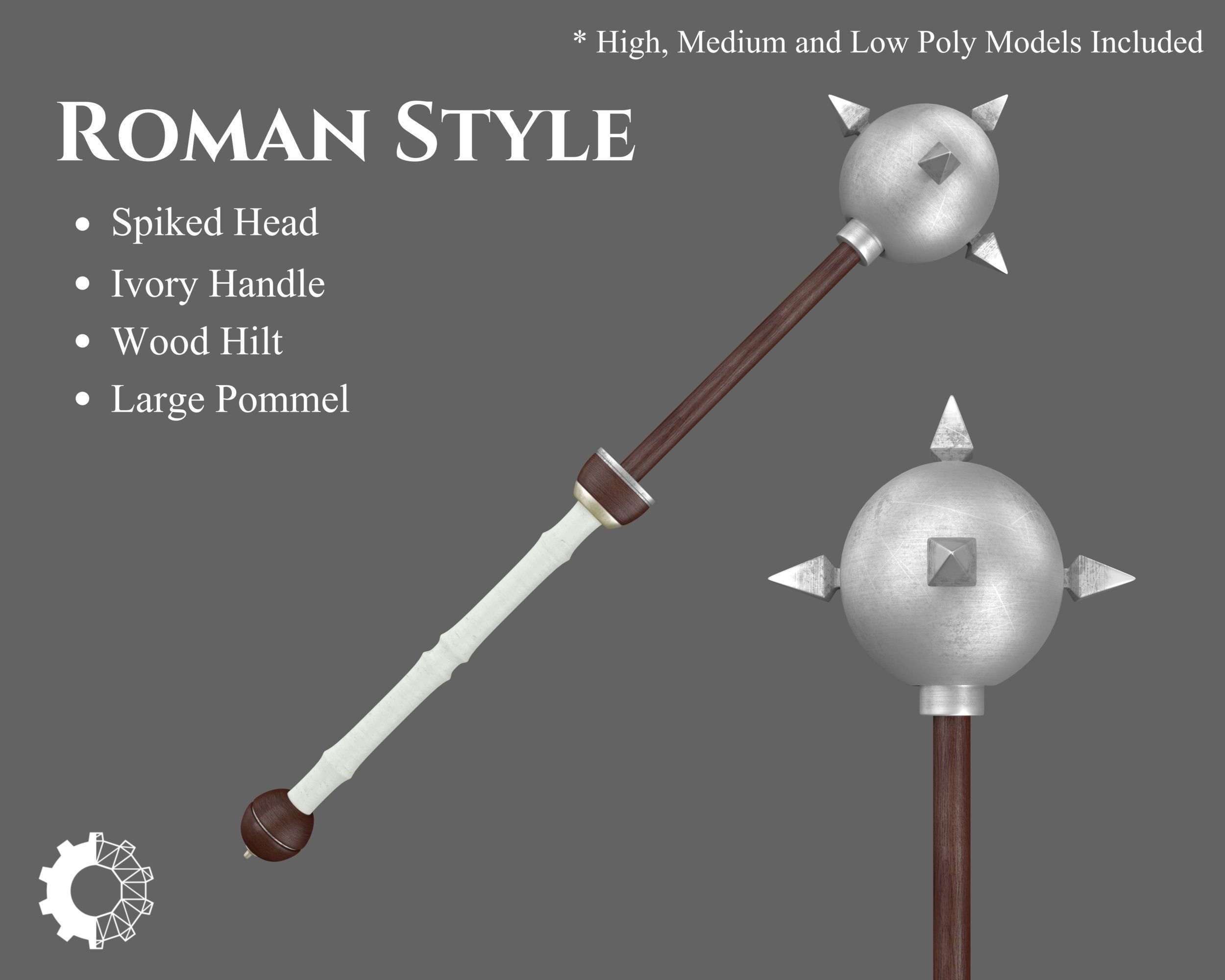 Ancient Collection Roman Weapons Set _28